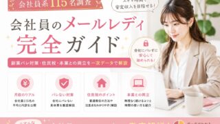 【会社員系115名調査】会社員のメールレディ完全ガイド｜副業バレ対策・住民税・本業との両立を一次データで解説