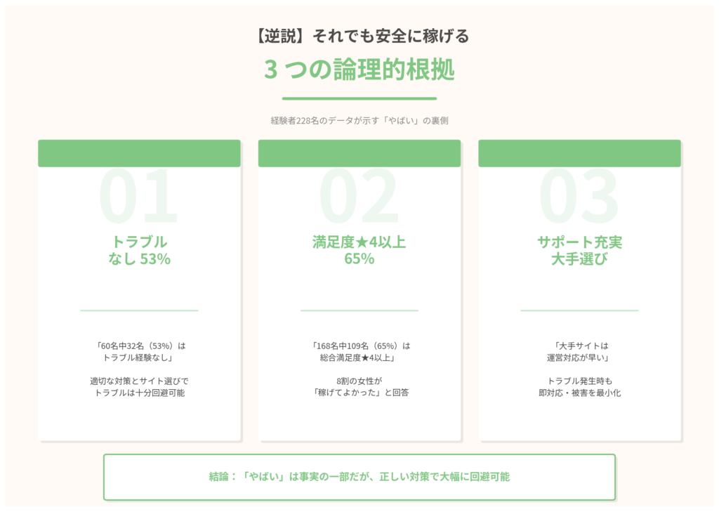 【逆説】それでも安全に稼げる3つの論理的根拠