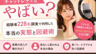 チャットレディはやばい?経験者228名調査で判明した本当の実態と回避術